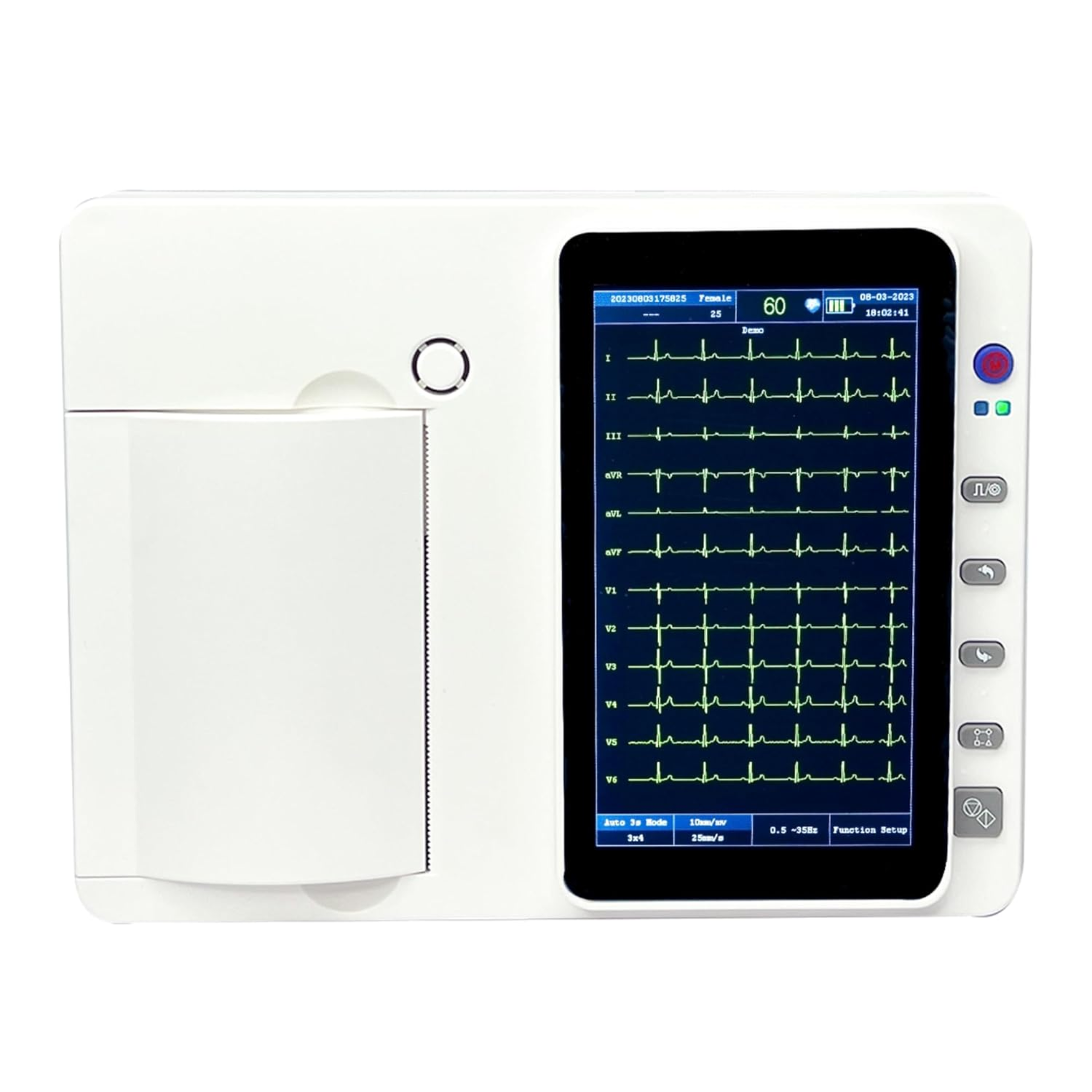 ECG Machine 3 Channel HD301 Touch Screen